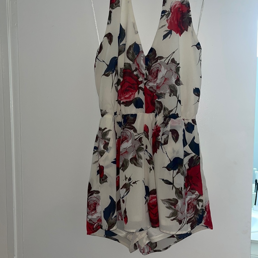 Foreign exchange MEDIUM Romper NEW